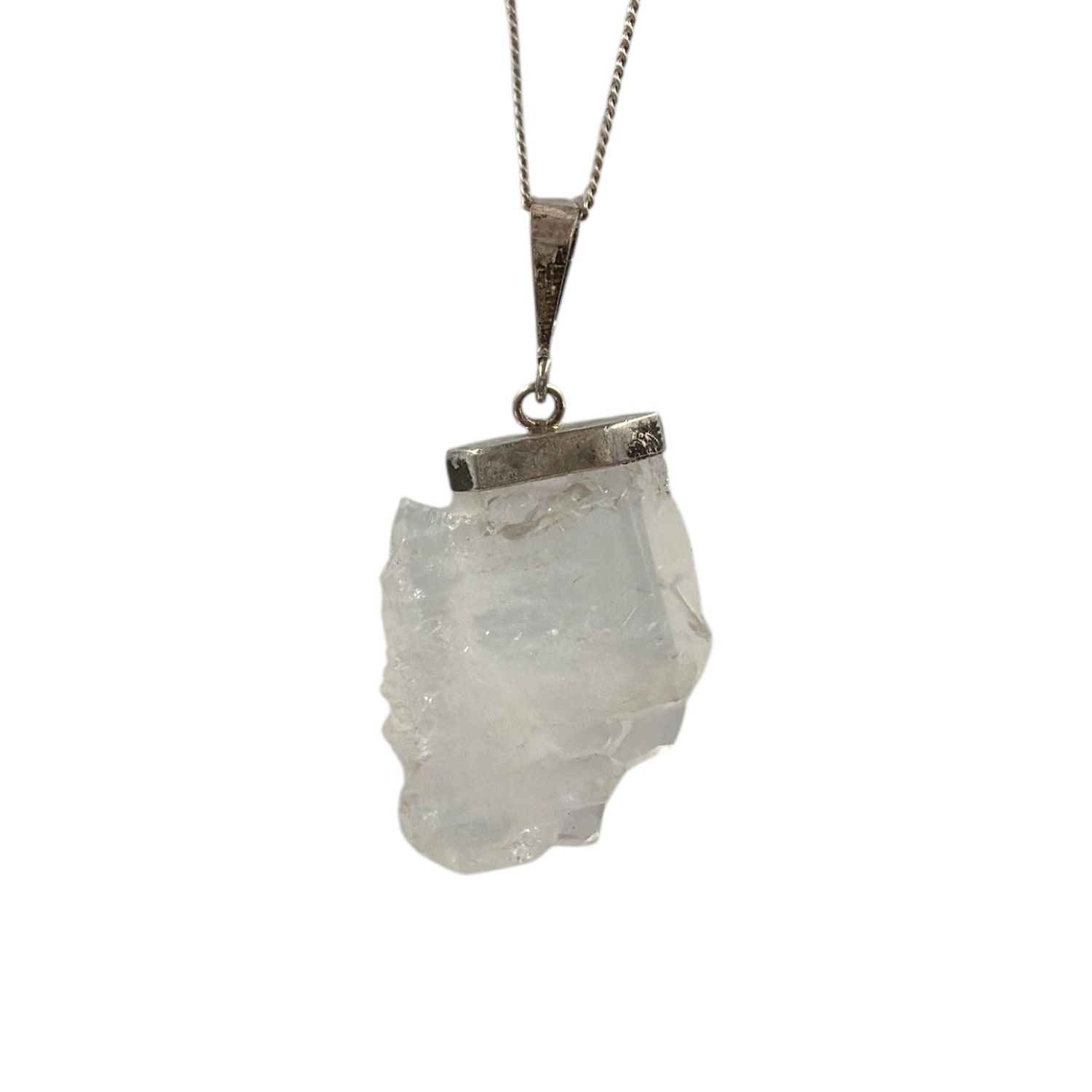 Fadenkwarts hanger zilver - 10.92 gram