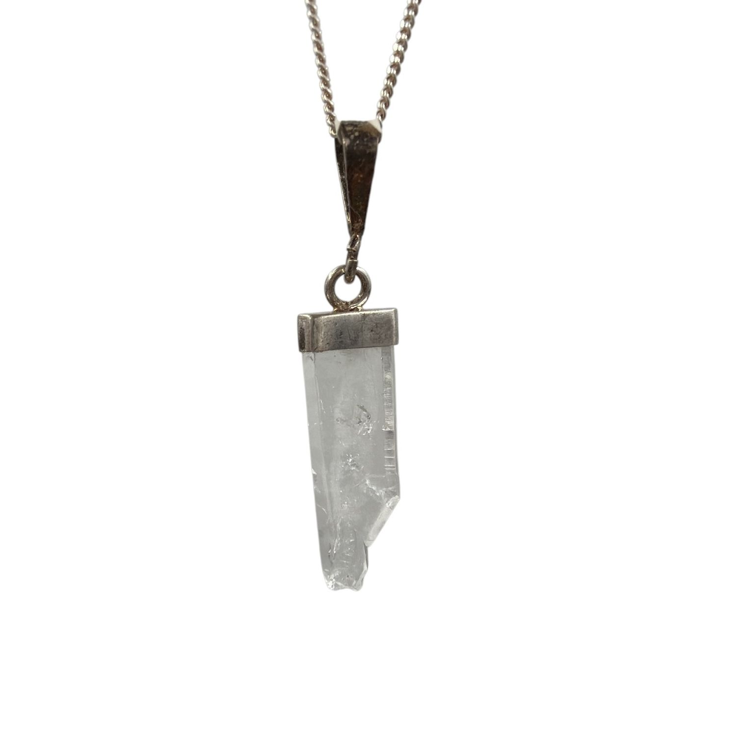 Fadenkwarts hanger zilver - 1.83 gram