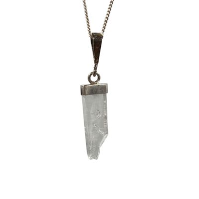 Fadenkwarts hanger zilver - 1.83 gram