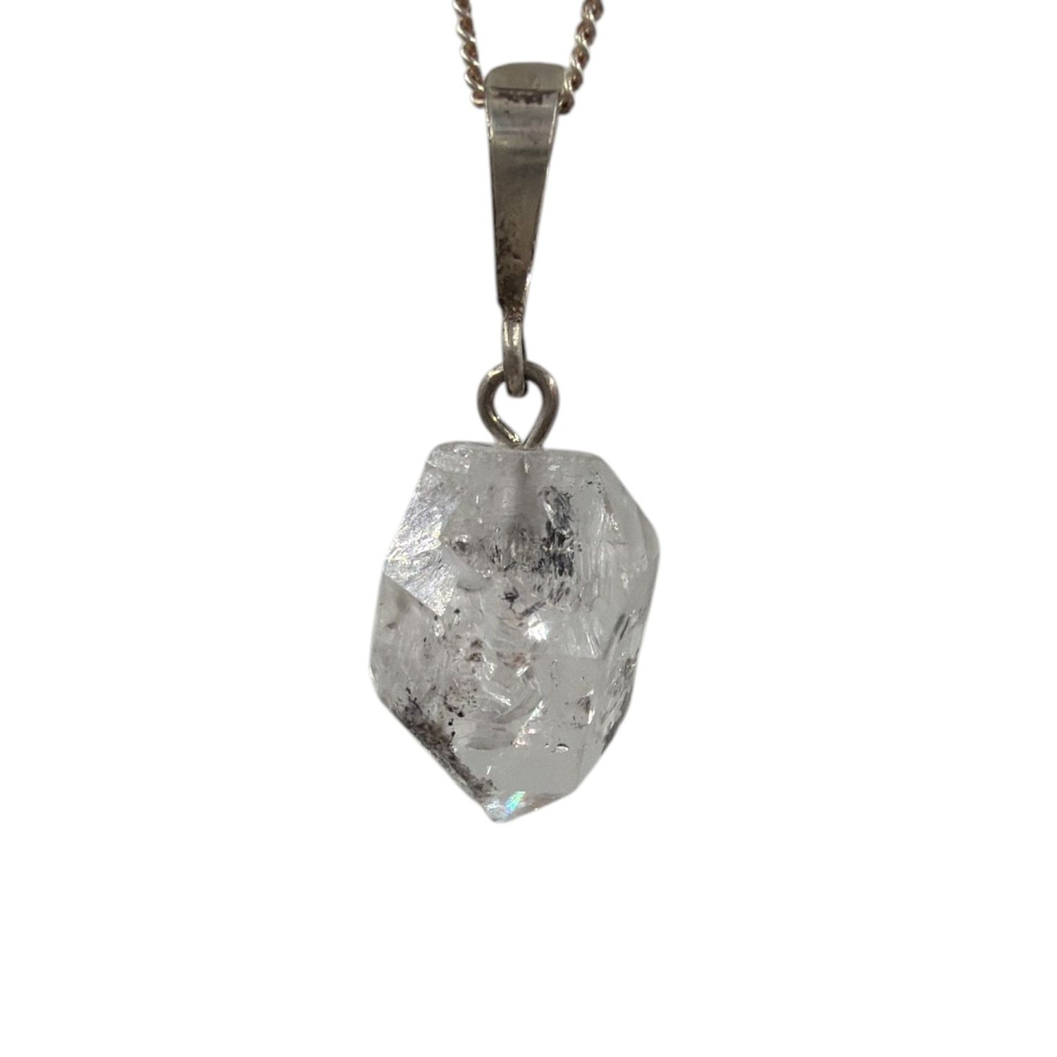 Herkimer hanger zilver 925 - 2.88 gram.