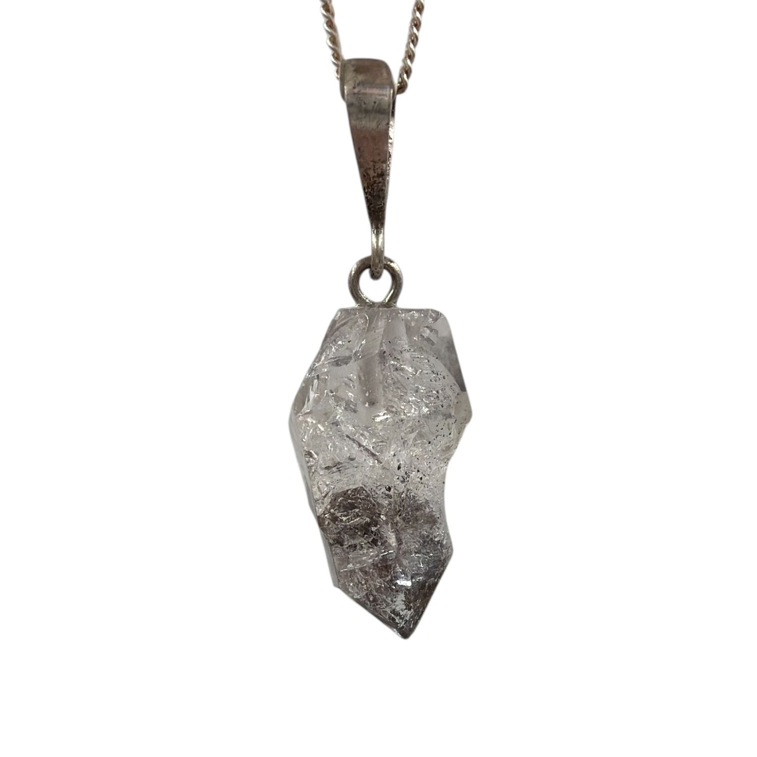 Herkimer hanger zilver 925 - 3.92 gram