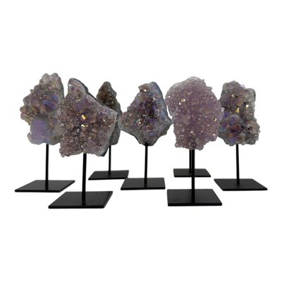 Angel aura op amethist  op standaard