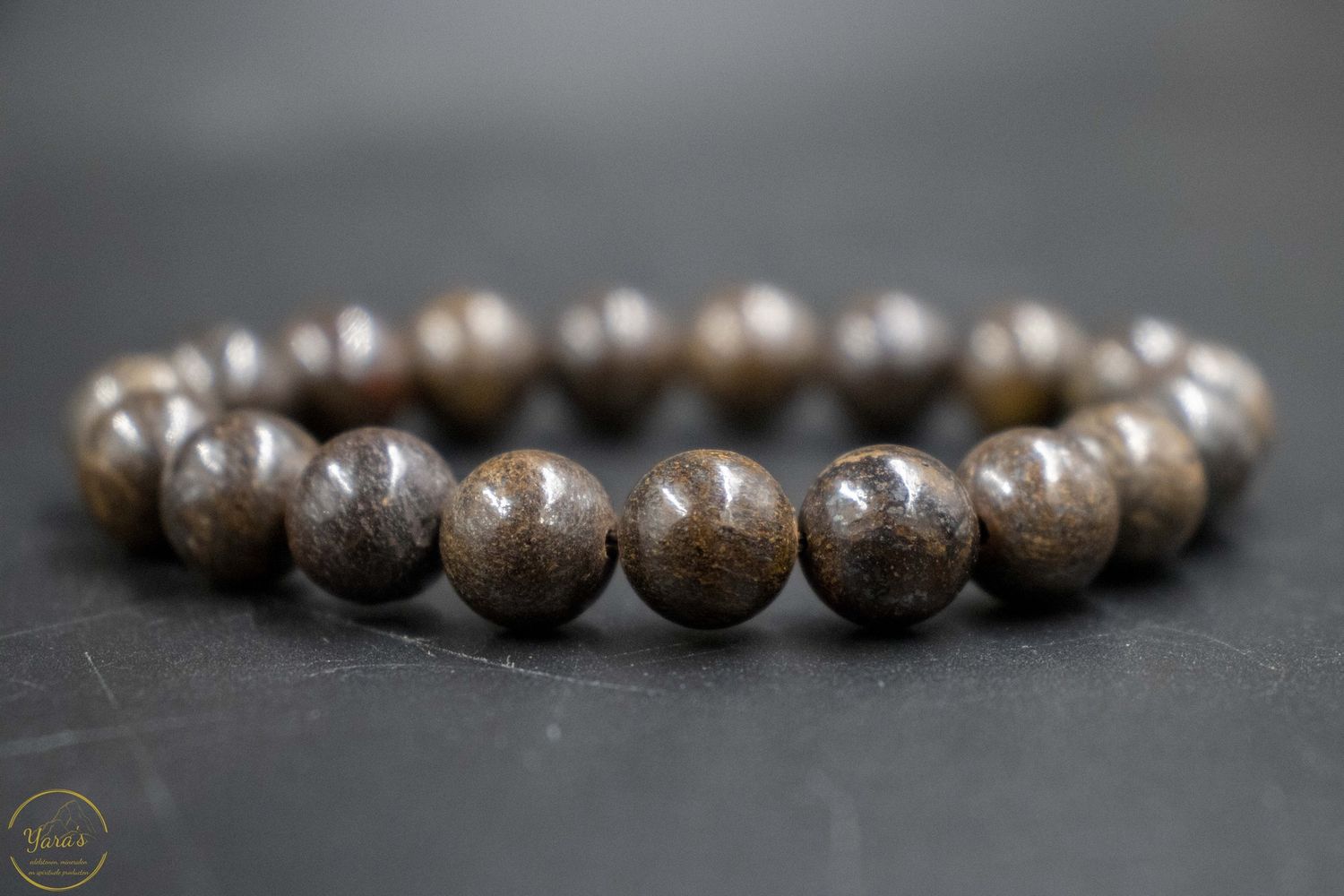 Bronziet armband 10mm