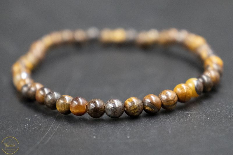 Tijgerijzer armband 4mm