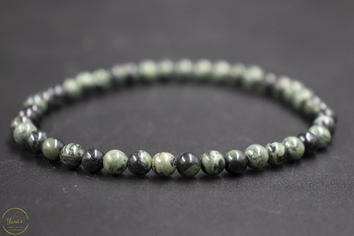 Kambaba jaspis / Eldariet armband 4mm