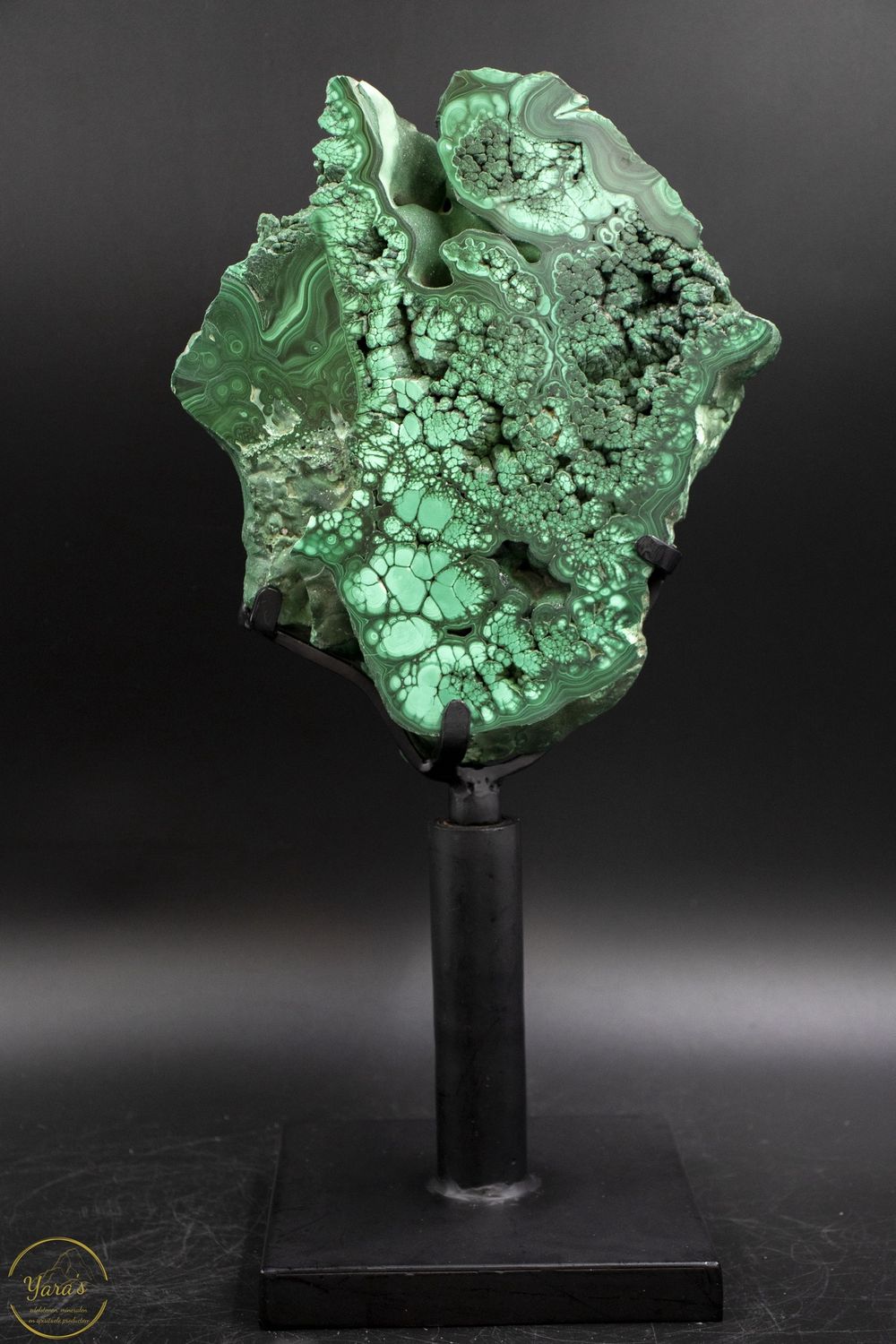 Malachiet op roterende standaard 5.64kg