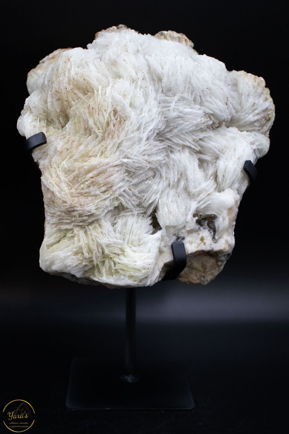 Witte Bariet met mica op standaard 5.73