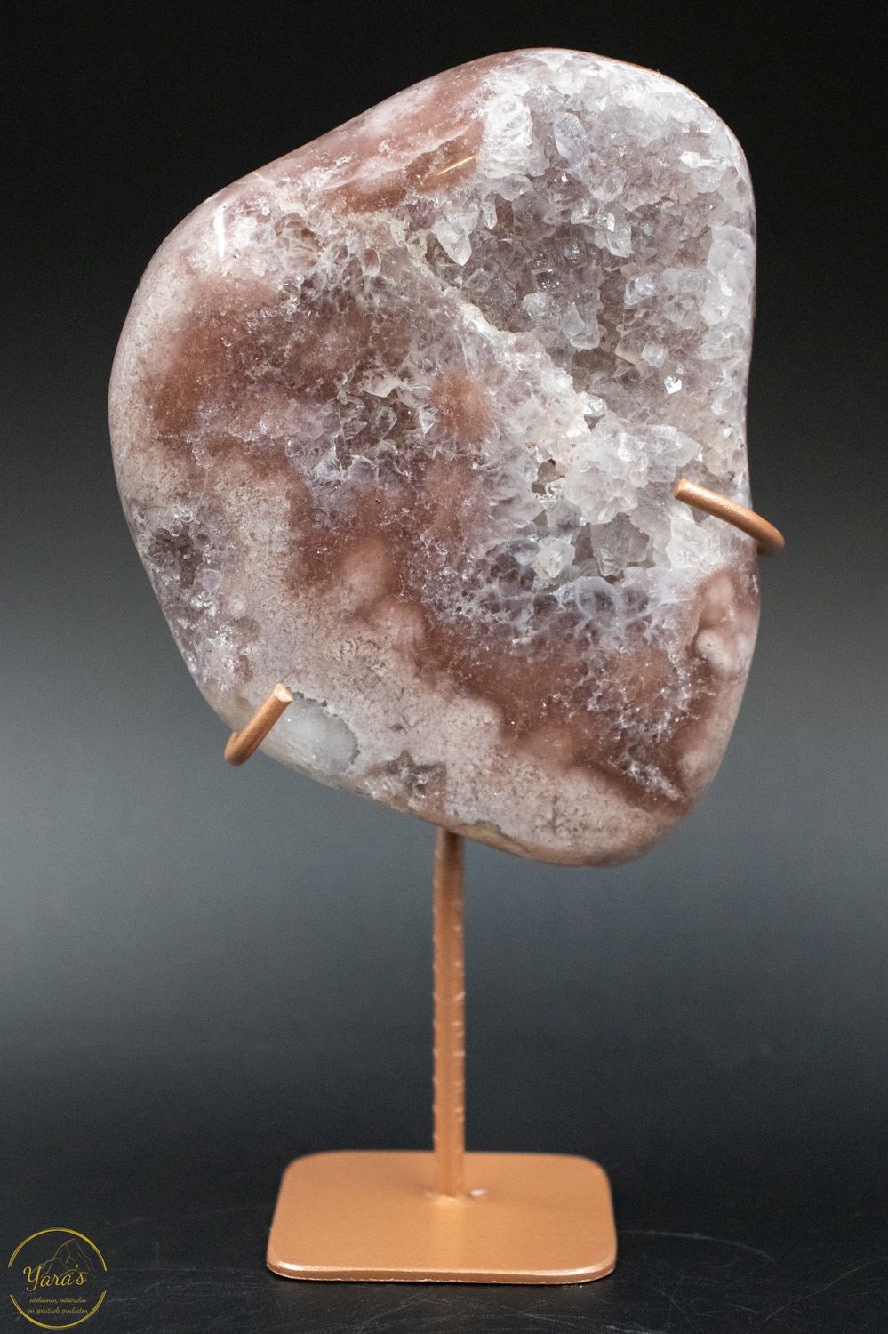 Roze Amethist op standaard 568 gram