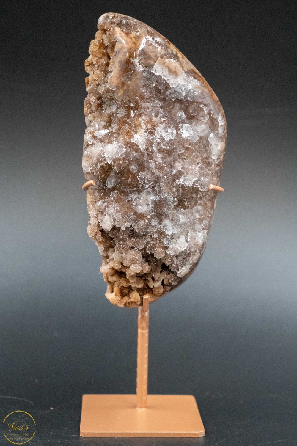 Roze Amethist op standaard 312 gram