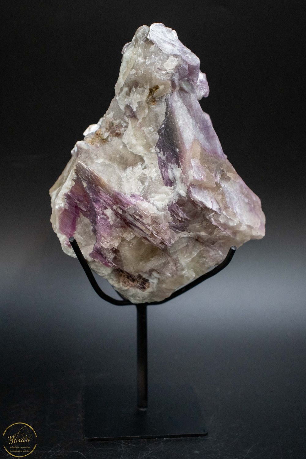 Lepidoliet ruw op standaard 1.96kg