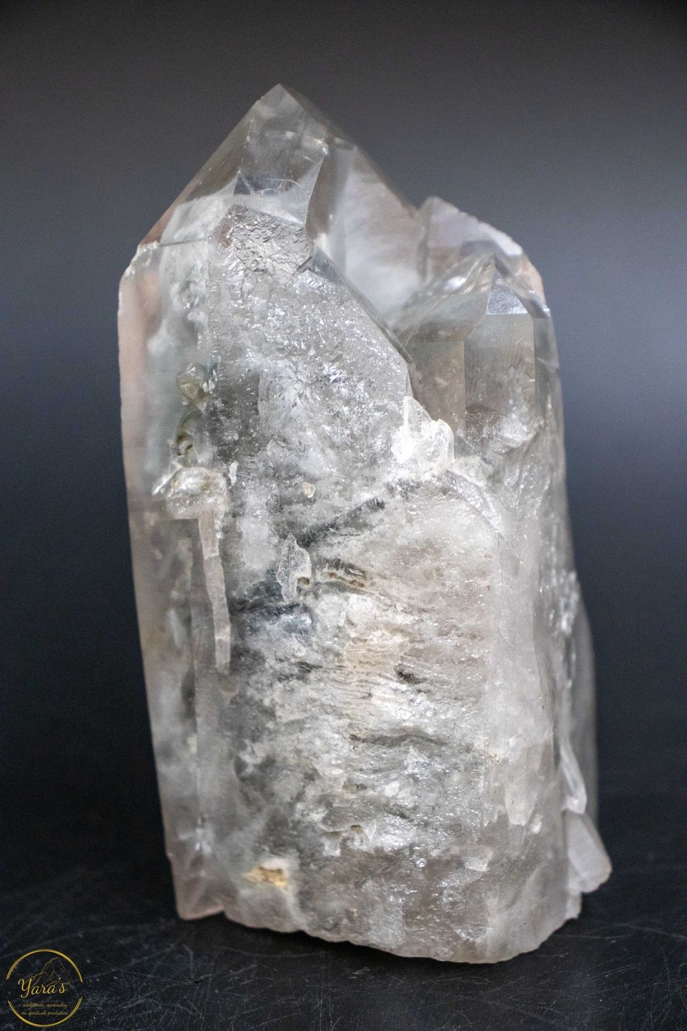 Blauwe Tara kwarts ruwe punt 398 gram