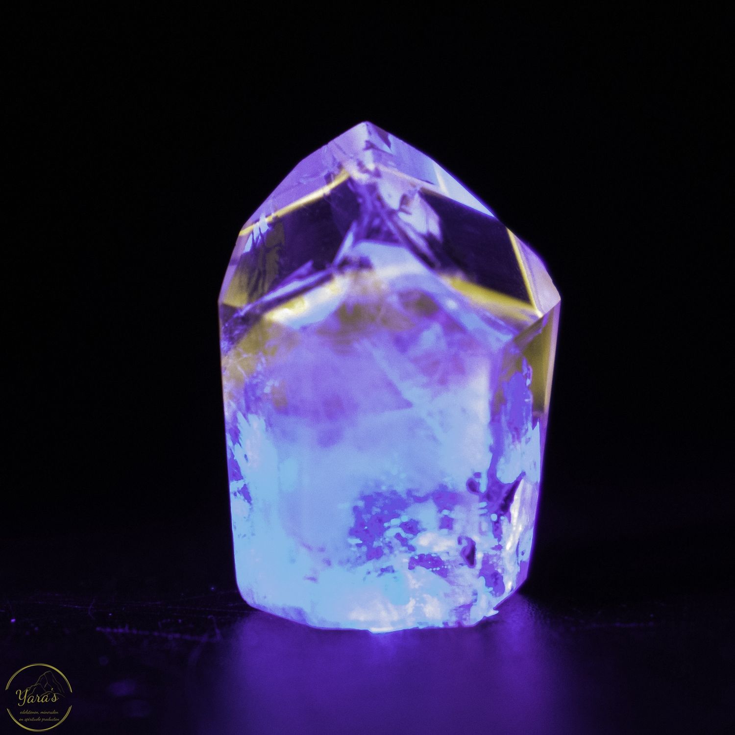 Amethist punt UV gevoelig 12 gram