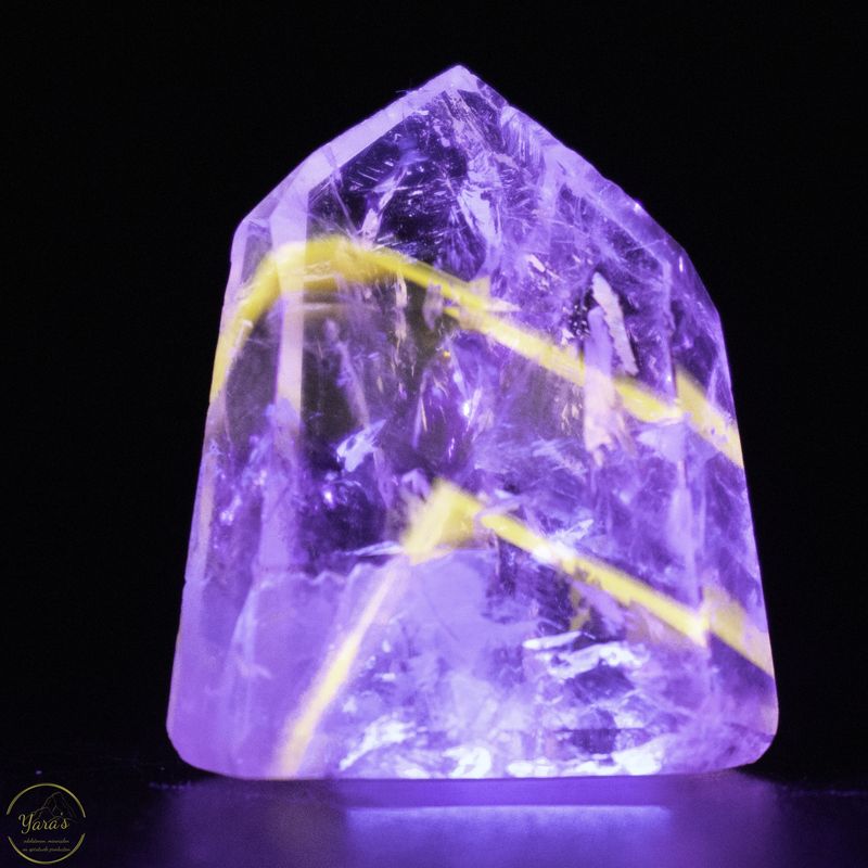 Amethist punt UV gevoelig  12 gram