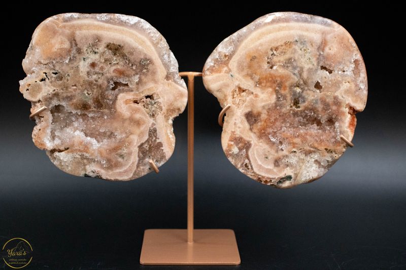 Roze Amethist paartje 876 gram