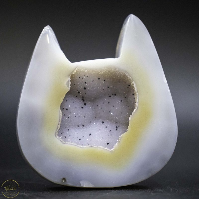 Agaat poezen hoofdje 254 gram