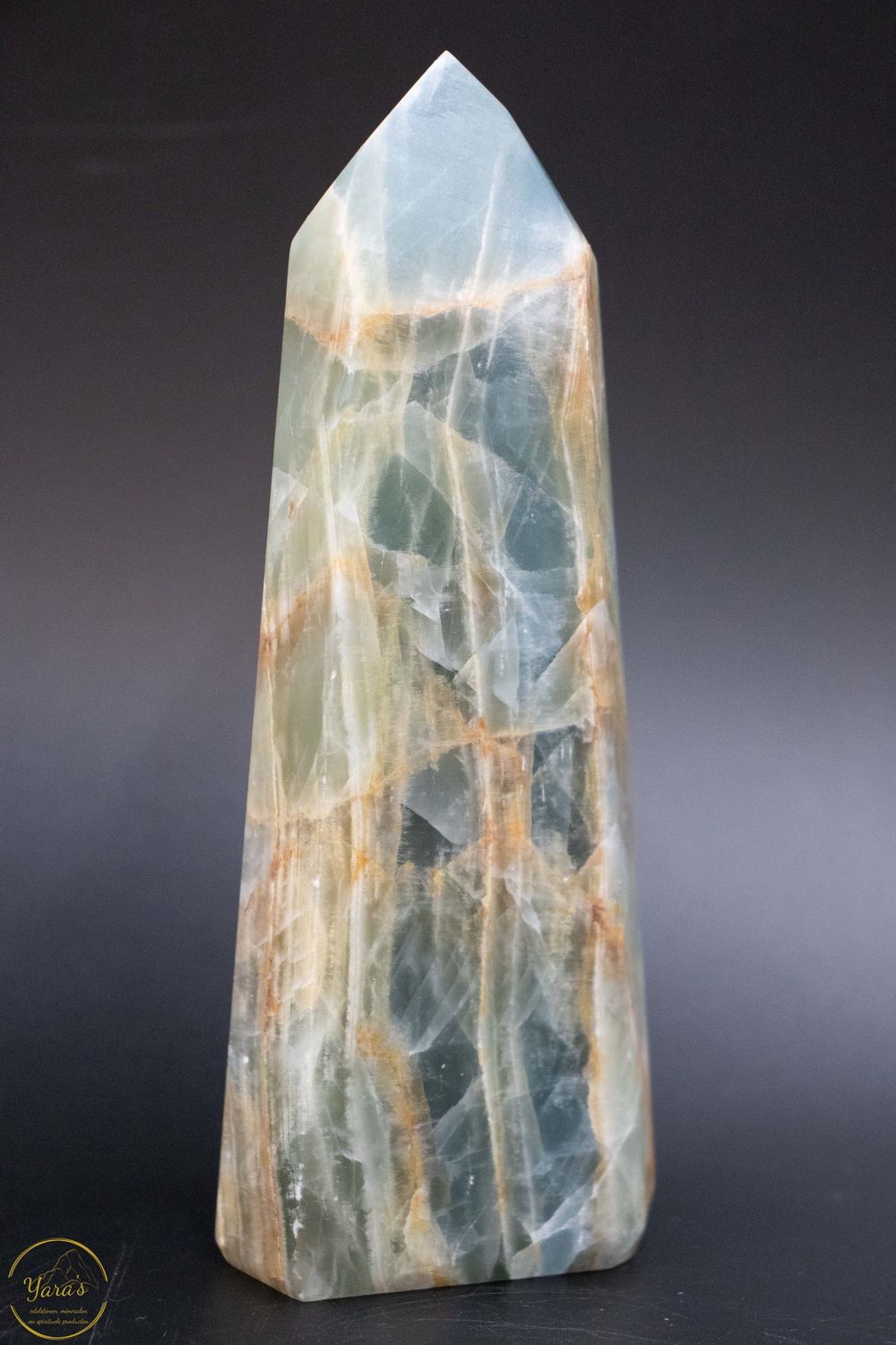 Groene Onyx punt 420 gram