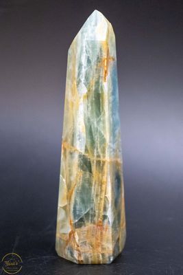 Groene Onyx punt 226 gram