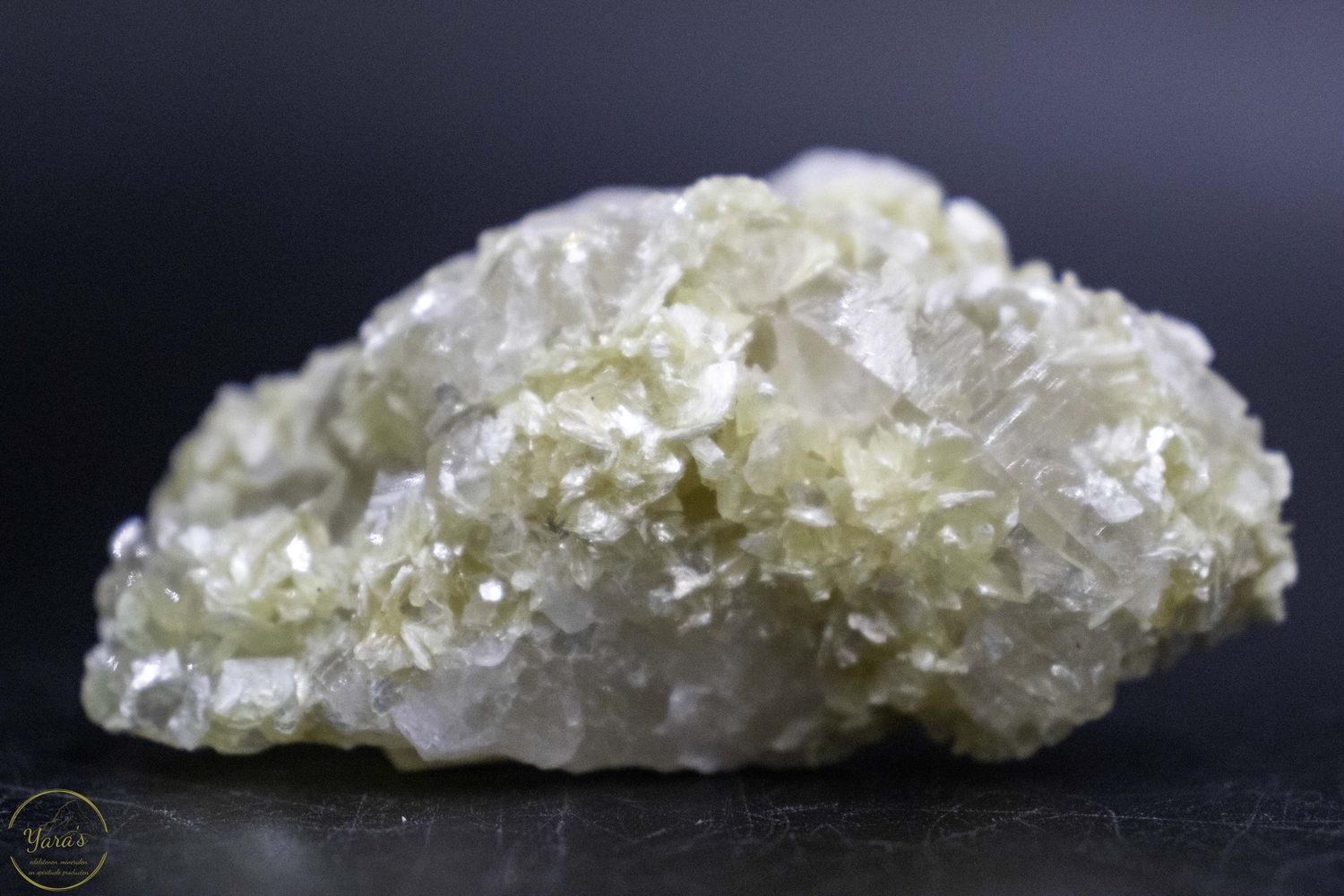 Ruwe Mica met kwarts 100 gram