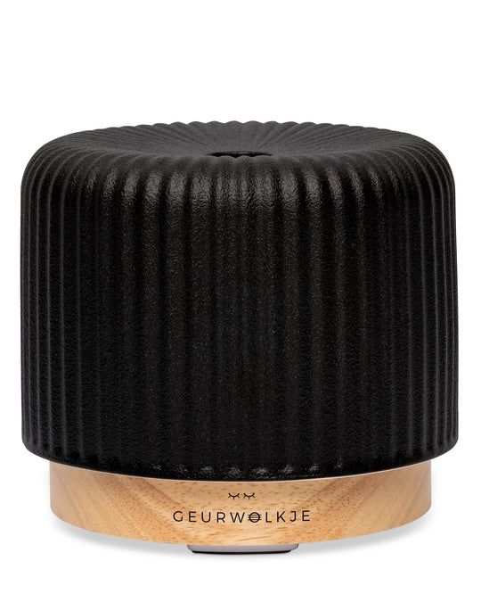 Live Slow- Geurwolkje® Aroma Diffuser - Keramiek Zwart - 200 ml