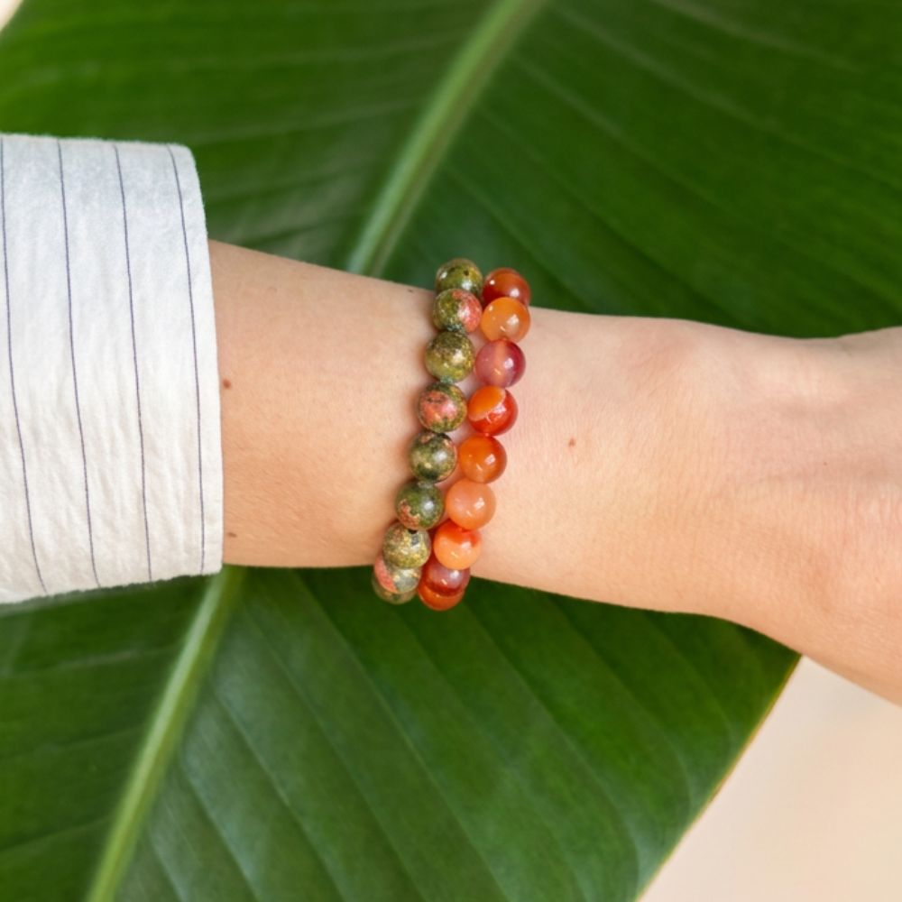 Herstel &amp; nieuwe energie - armbandenset (8 mm)