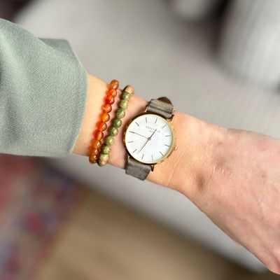 Herstel en nieuwe energie - armbandenset (6mm) Herstel en nieuwe energie - armbandenset (6mm)