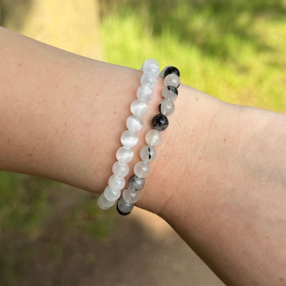 Energetische reset - armbandenset (6 mm)