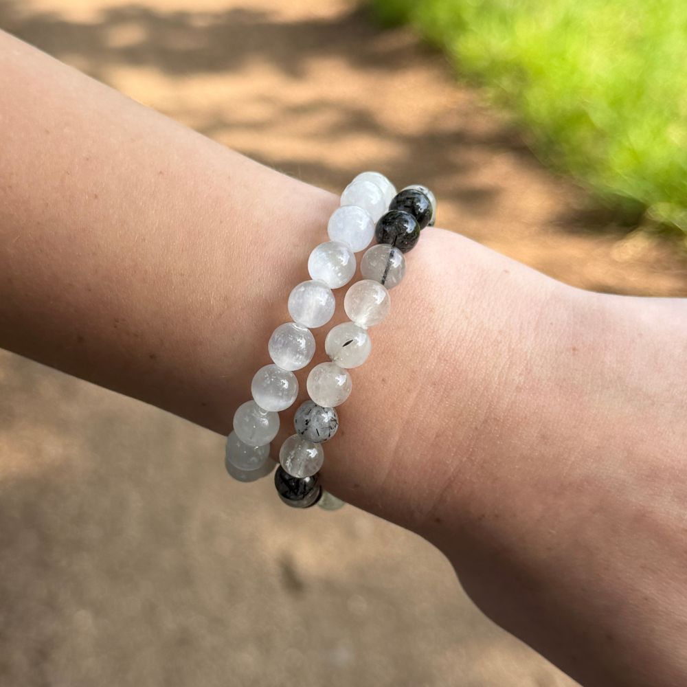 Energetische reset - armbandenset (8 mm)