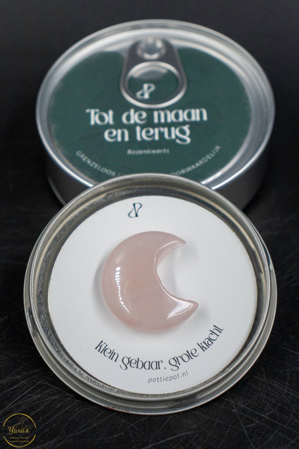 Geluksblikje: tot de maan en terug