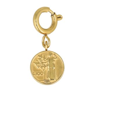 Bedel klein gouden muntje