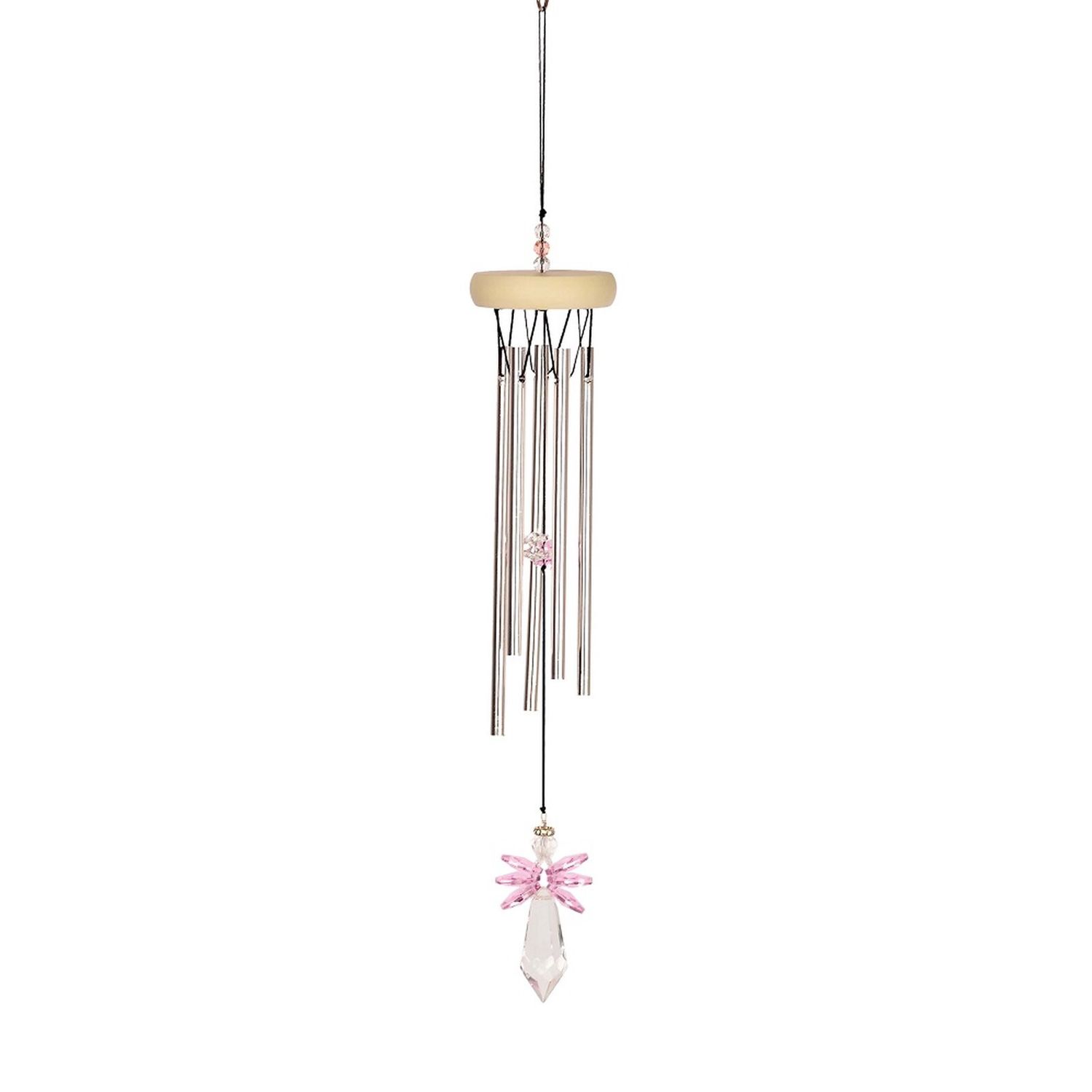 Nature’s Melody Gem Tunes with Crystal Angel Pink 46 cm