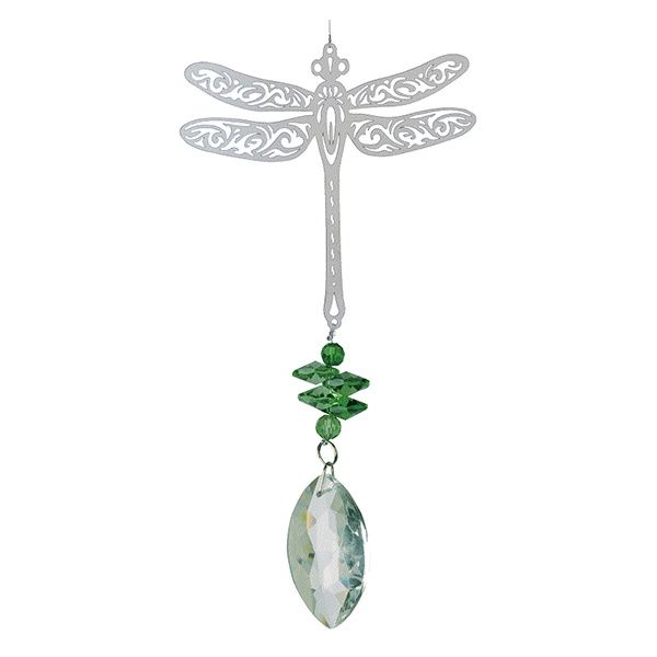 Windspinner, Nature’s Melody, Magic Kristall Windspinner, Libelle/ Dragonfly,  ca 40 cm