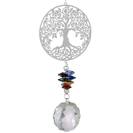 Wagner, Windspinners Windspinner, Nature’s Melody, Magic Kristall Windspinner, Tree of Life, ca 40 cm