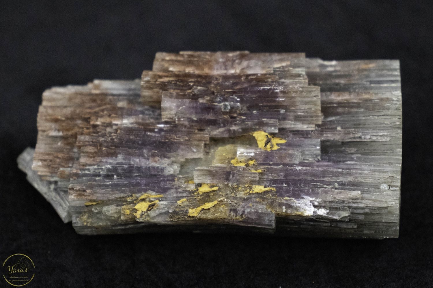 Paarse Aragoniet ruw 126 gram - Marokko