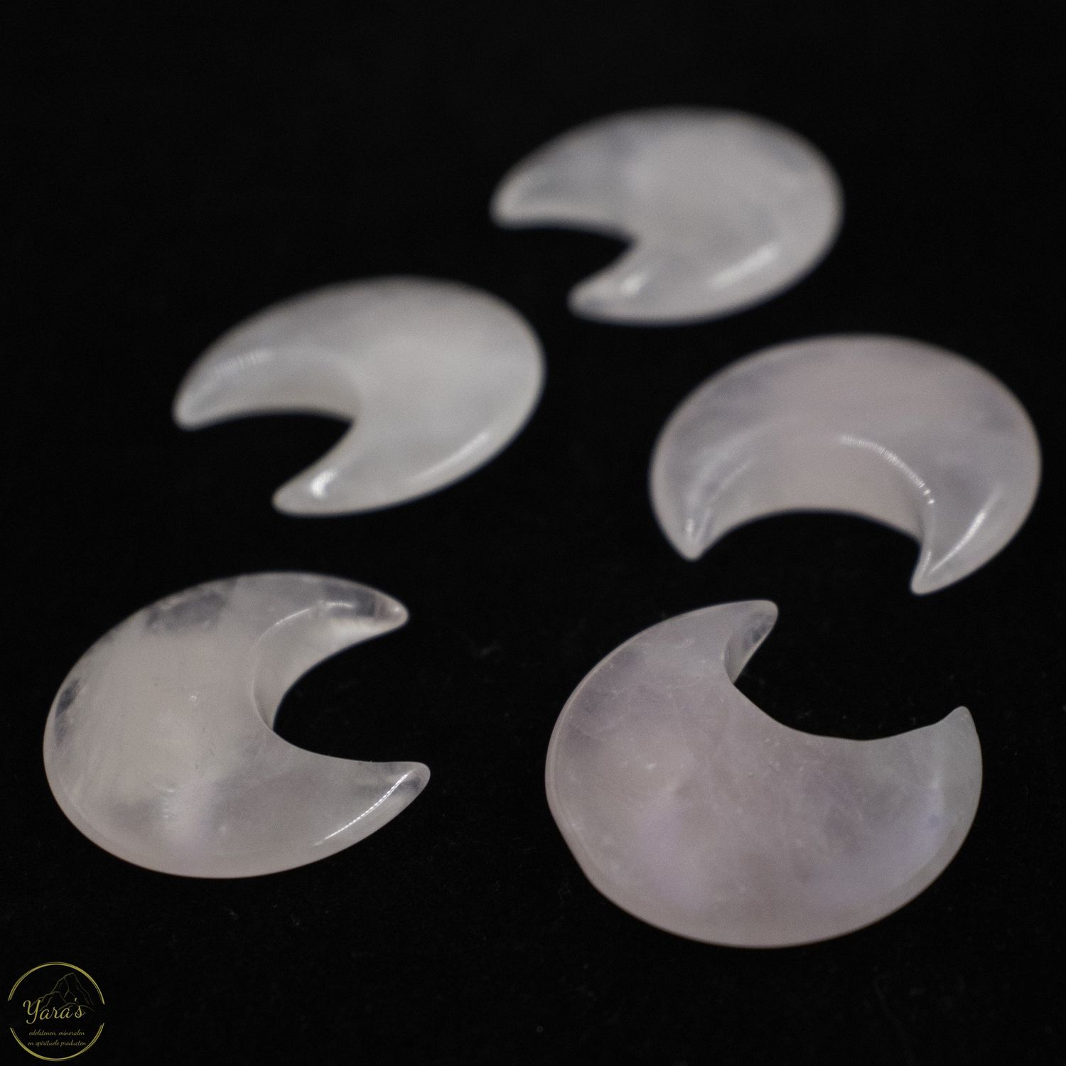 Rozenkwarts maan 30mm