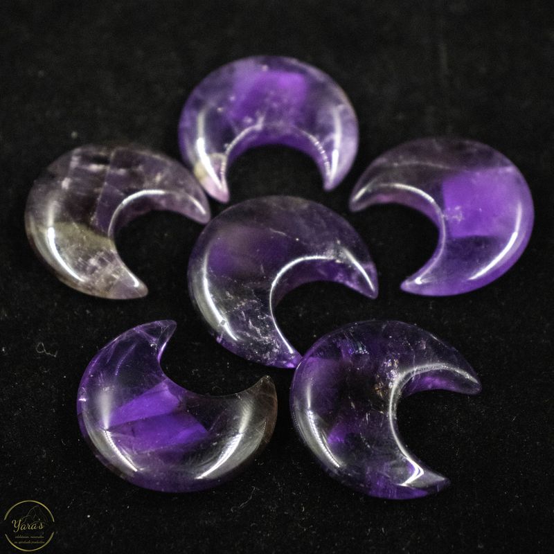 Amethist maan 30mm