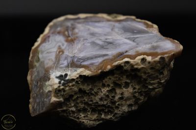 Marokkaanse agaat geode paar -402 gram
