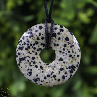 Dalmatiër jaspis donut 50mm