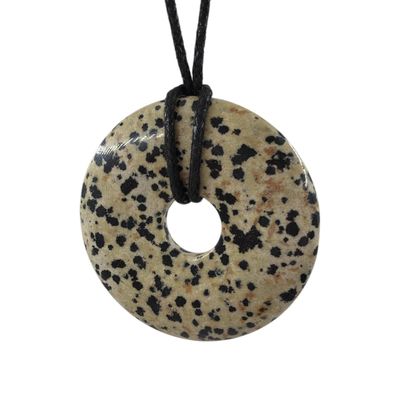 Dalmatiër jaspis donut 50mm