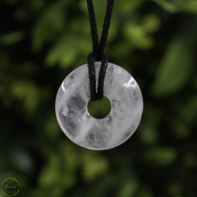 Bergkristal donut 30mm.