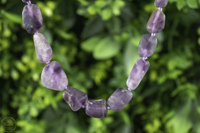 Fluoriet ketting ca 46cm met zilveren sluiting (925)