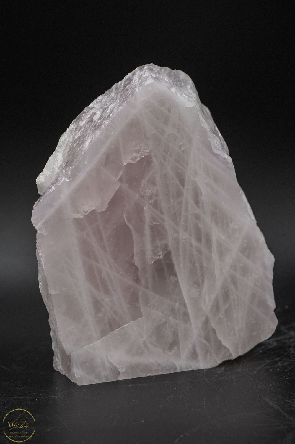 Asmonument Rozenkwarts half gepolijst 2.91 kg