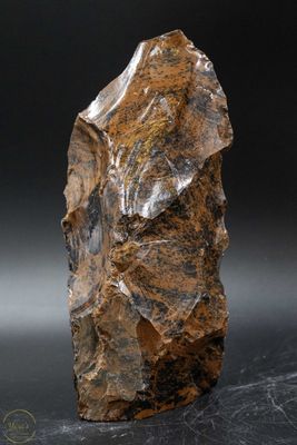 Asmonument Mahonie obsidiaan ruw 2.95 kg