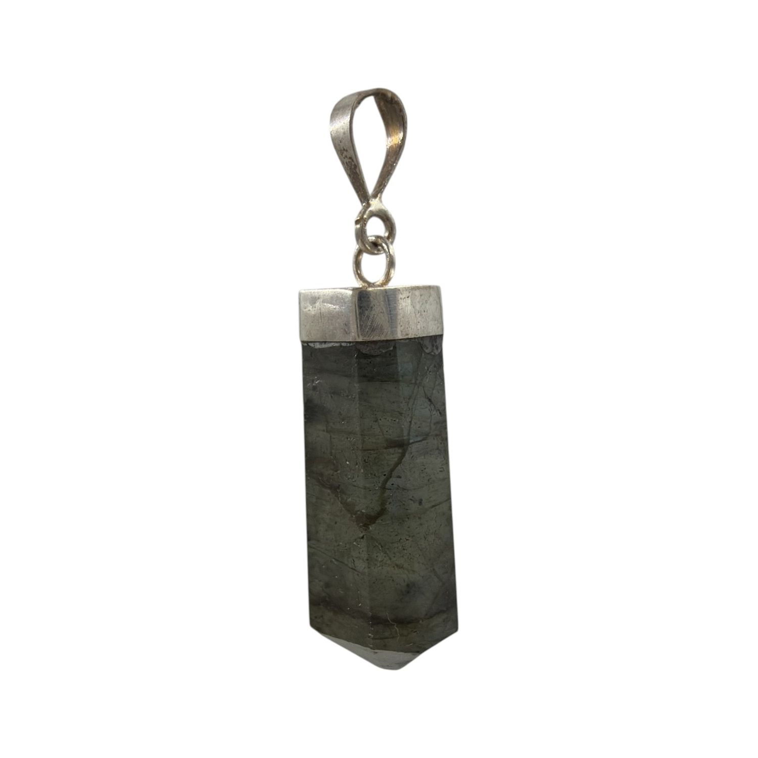 Labradoriet hanger zilver 3.33 gram