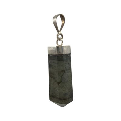 Labradoriet hanger zilver 3.33 gram