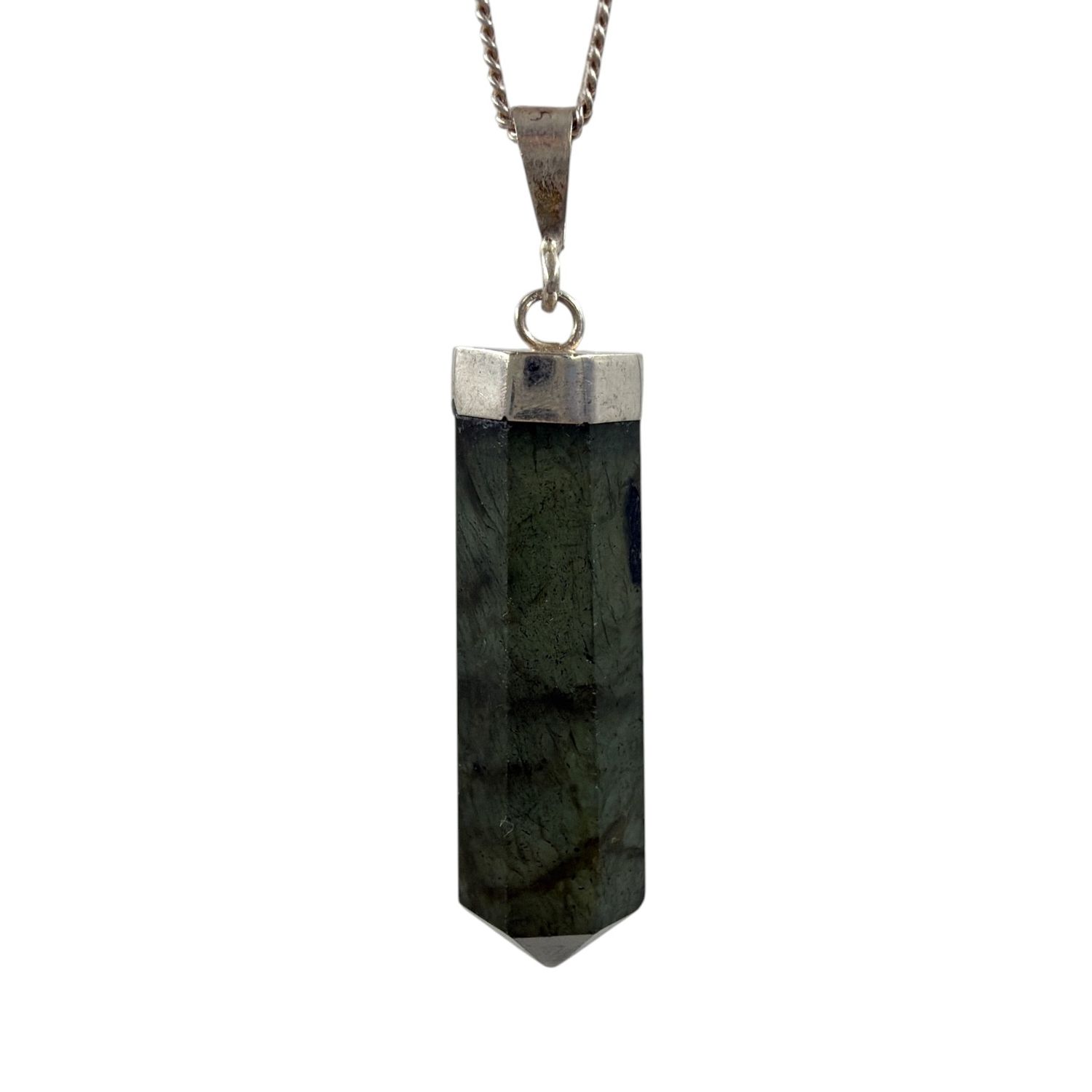 Labradoriet hanger zilver 5.14 gram