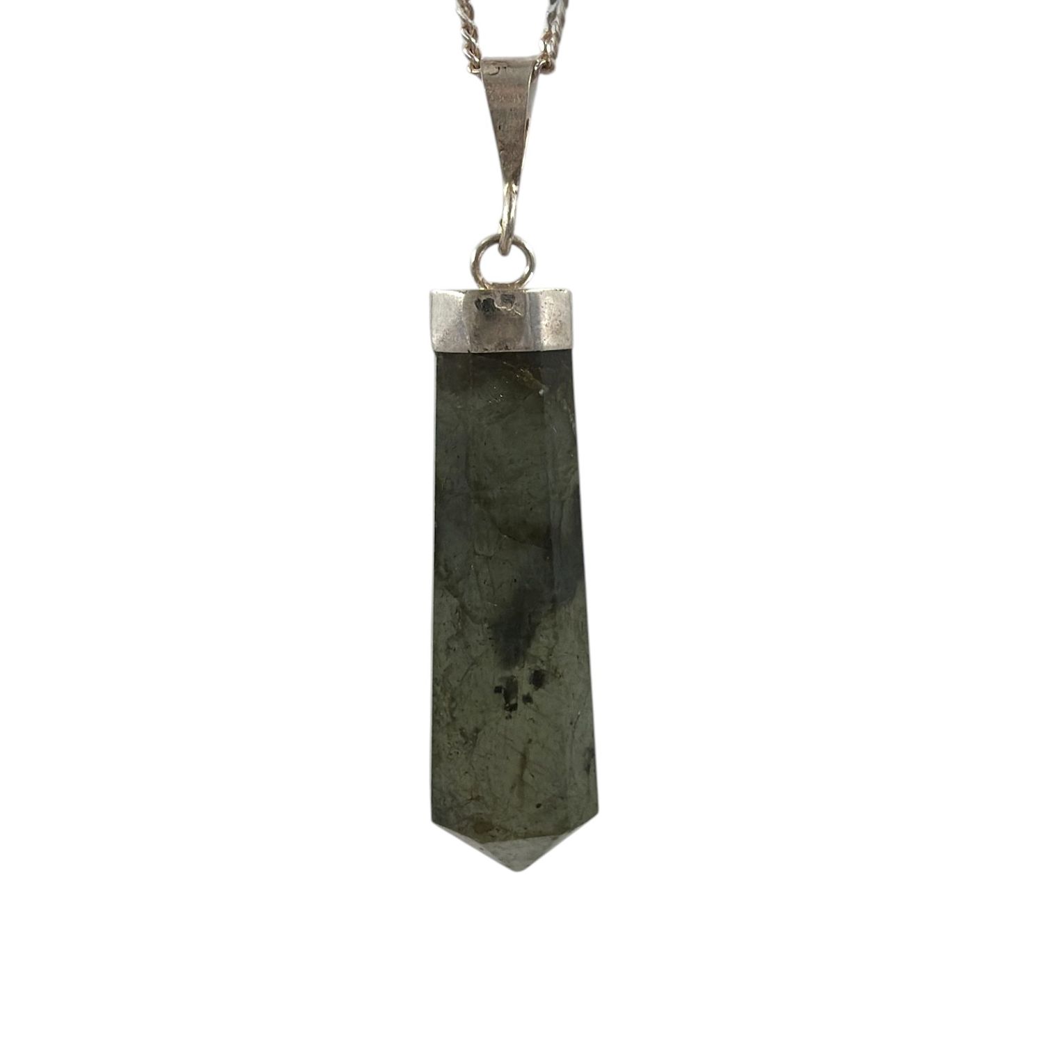 Labradoriet hanger zilver 4.51 gram