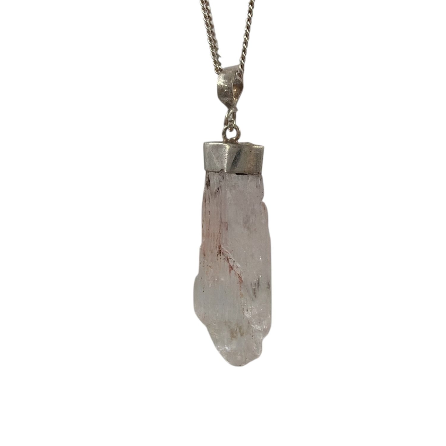 Kunziet ruw hanger zilver - 4.08 gram