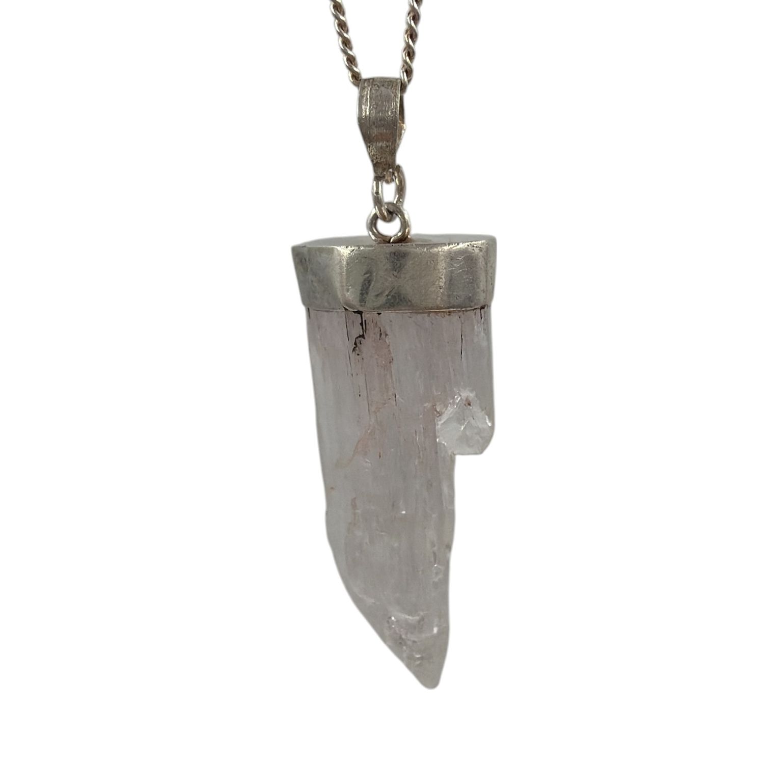Kunziet ruw hanger zilver - 4.04 gram