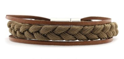 Qoss - LEVI-herfstbruin vlecht+bruin -L