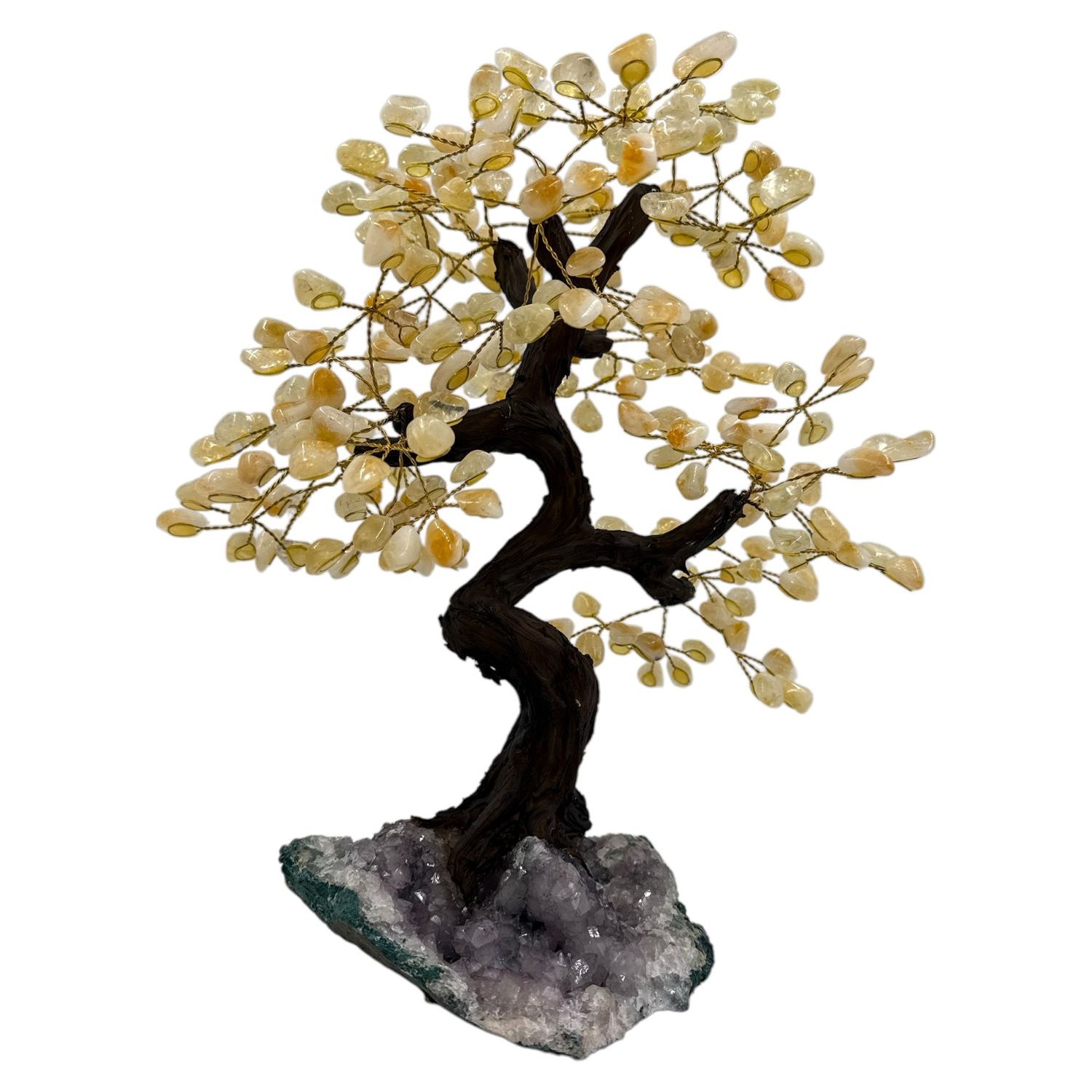 Gebrande amethist bonsai edelstenenboompje  ca. 40 cm